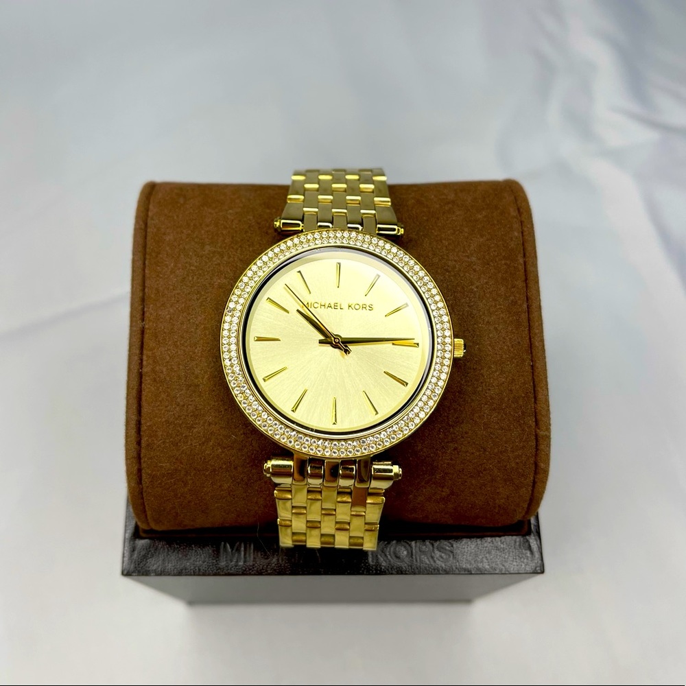 Women's Darci Gold-Tone Stainless Steel Bracelet Watch 39mm MK3191